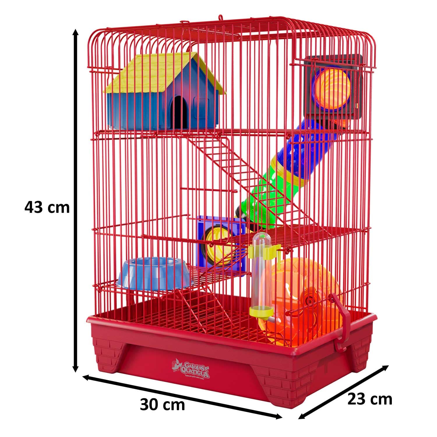 Gaiola para Hamster 3 Andares 2